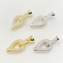 ��ɫ�~�18K���ɫ ΢�ˮ�����B�ӿ���β�� �����Ʒ��DIY�Ʒ��