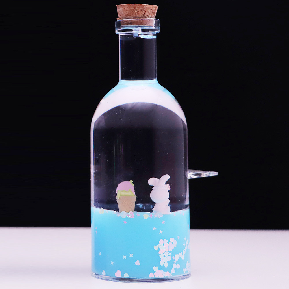 원형 드리프트병-동물시리즈-블루