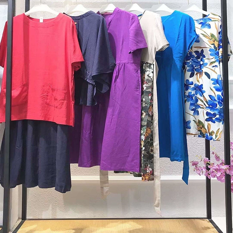 Су 22 заказ хлопок и льна большой размер летнее новое платье ретро с короткими рукавами