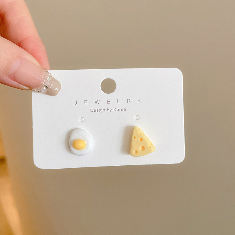 Pendientes de estilo explosivo Estudiante nicho Diseño simple Temperamento geométrico Pendientes de alto nivel Trendy Pendientes de viento al por mayor