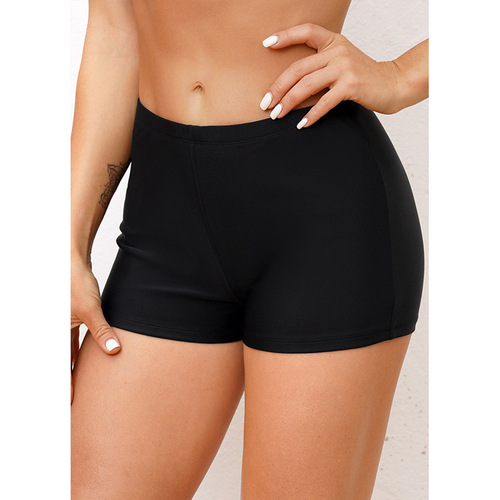 Summer Straight Leg Swimsuit for Women, European and American Hot Spring Conservative Fat Suit, Single Piece Straight Leg Swimsuit for Women, Nylon