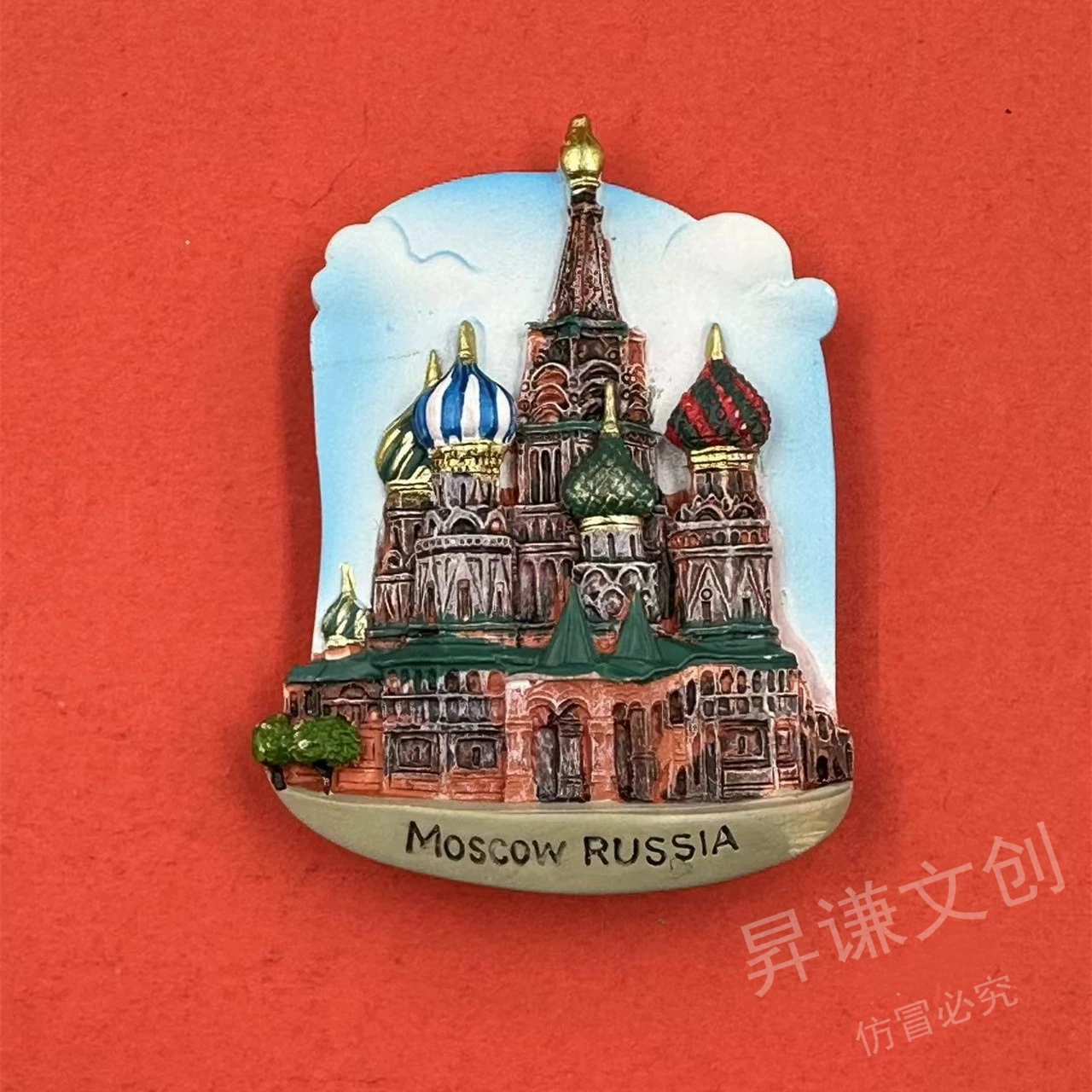 Three dimensional magnetic fridge magnet, souvenir, new collection