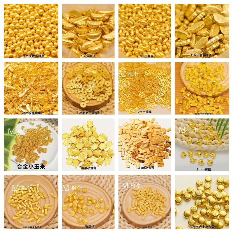 Mini Solid Alloy Accessories Opening Gifts Cornucopia Accessories DIY Handmade Decorations