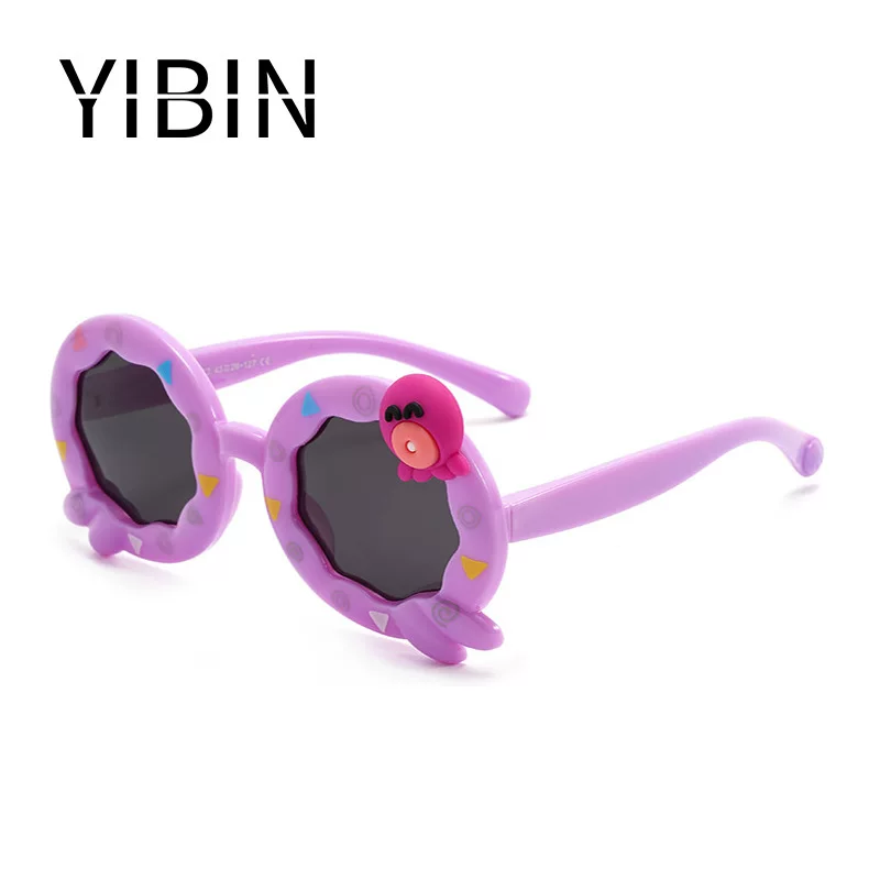 (Оптовая продажа), детские мультяшные волнистые милые солнцезащитные очки, (Физические)