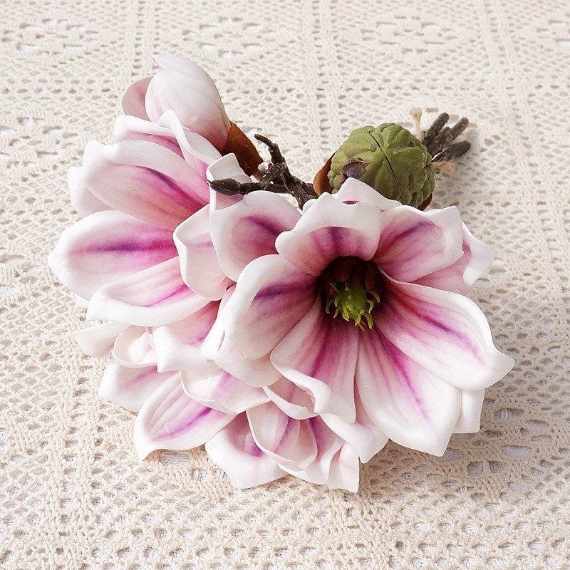 Simulated flower hand-feel magnolia Curling magnolia EVA simulated…