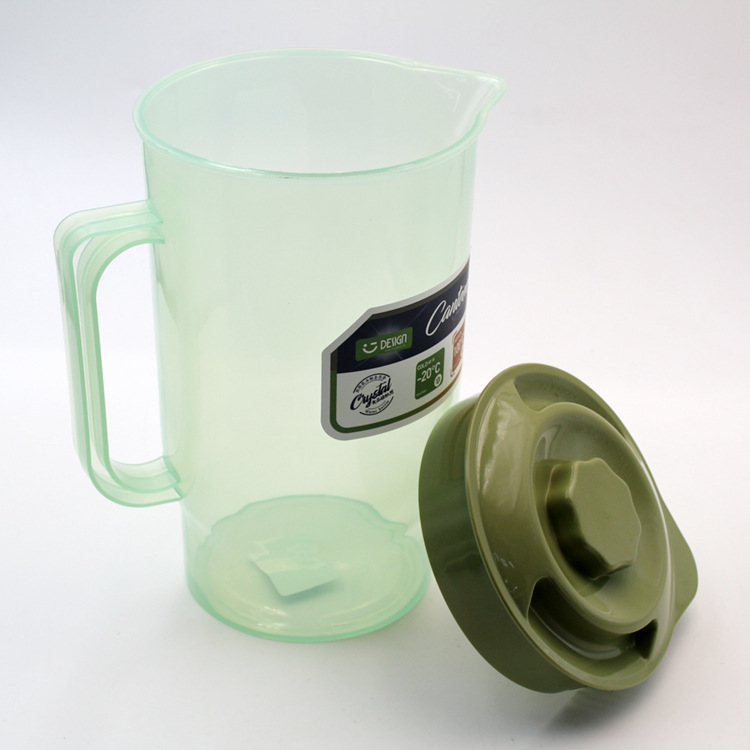Jarra de agua fría de plástico resistente al calor, gran capacidad, con vasos incluidos, ideal para té helado o agua doméstica