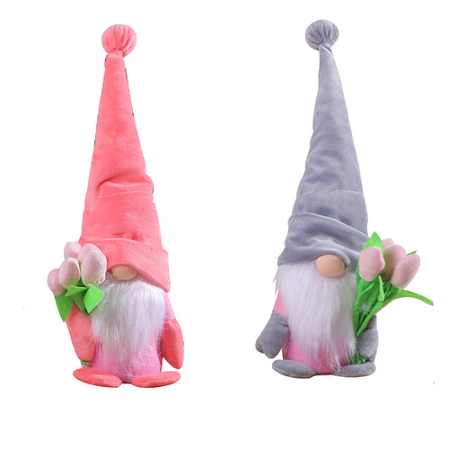 Cross-border new product Tulip Rudolph Mother's Day Valentine's Day doll Mom's birthday gift home window decoration