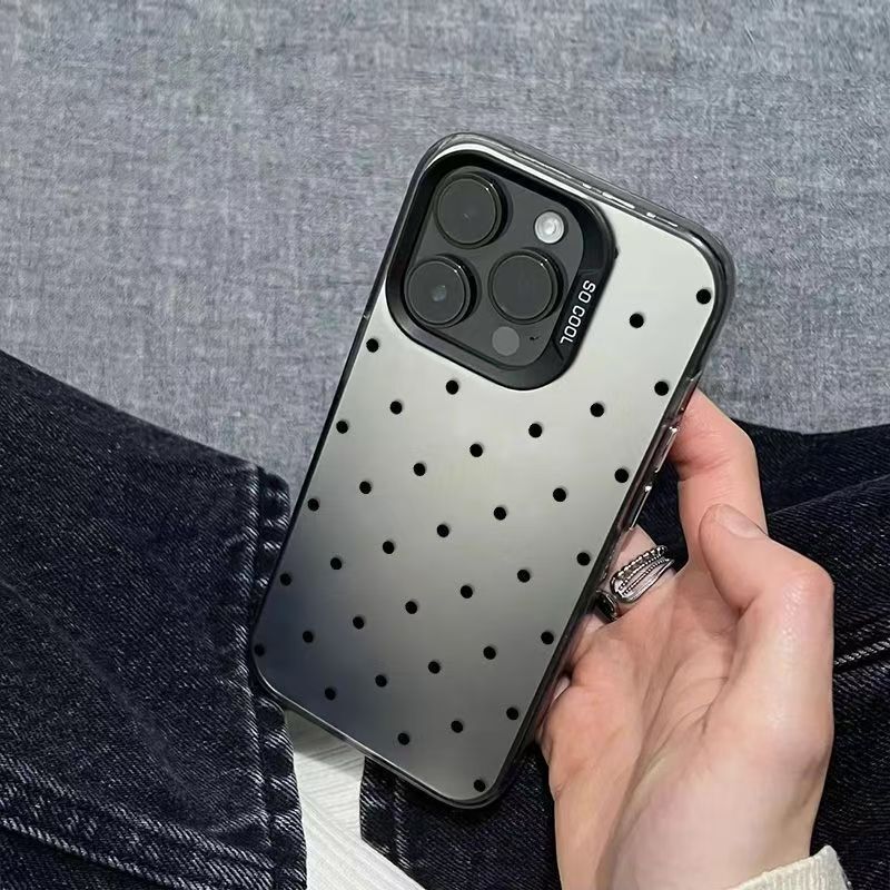High-Quality Polka Dot Phone Case Suitable for iPhone 17 Pro Max, 15 Plus, Anti-Drop, Niche Design for 14, Hard for 13, Trendy for 12