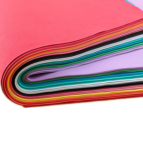 Wholesale colorful sponge paper large sheet foam paper kindergarten paper-cut gold powder sponge paper handmade rose diy material