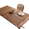 Yizhenqiyun table flag cardki solid color weaving natural material American festival factory direct supply