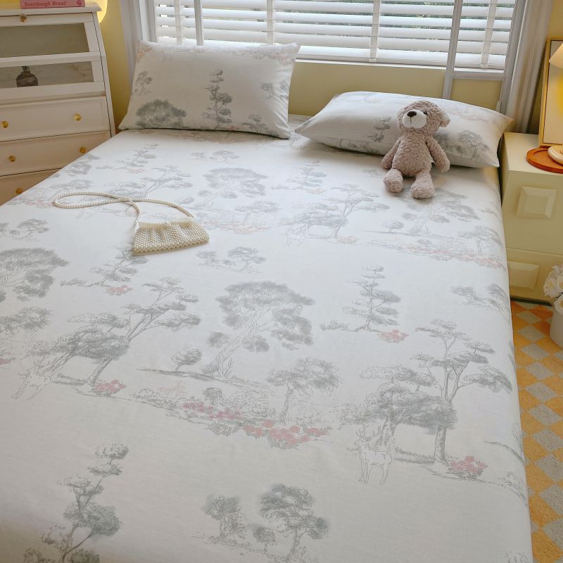 Nuevas sábanas de tela gruesa vieja de algodón de primavera y verano