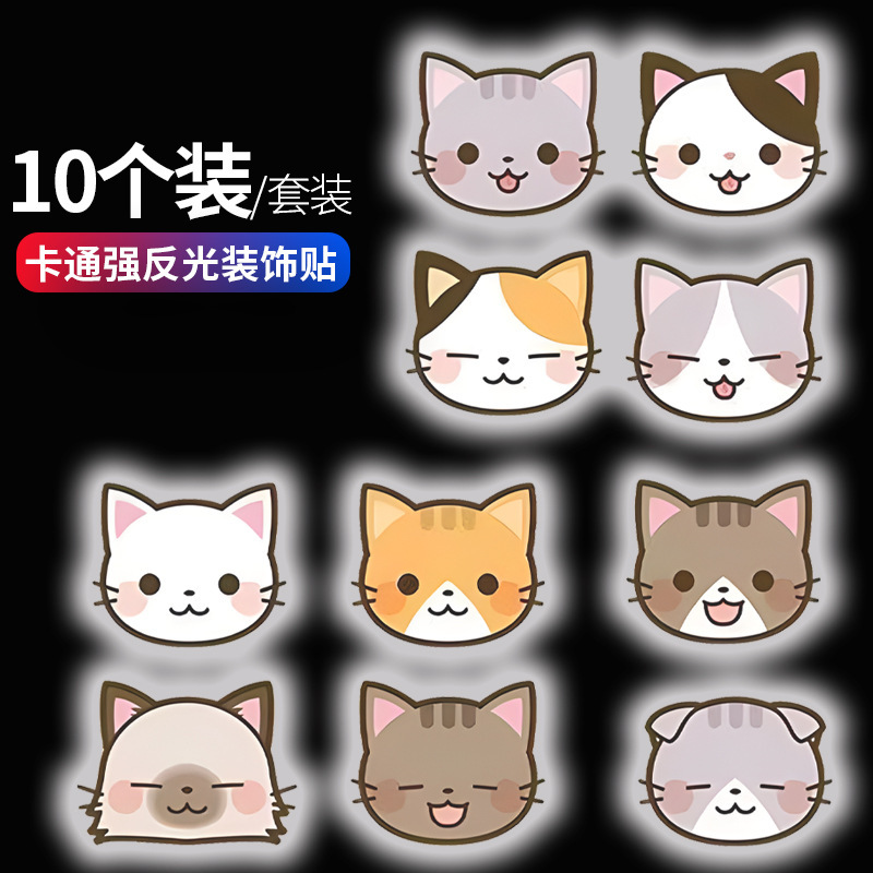 고양이 머리 10/세트