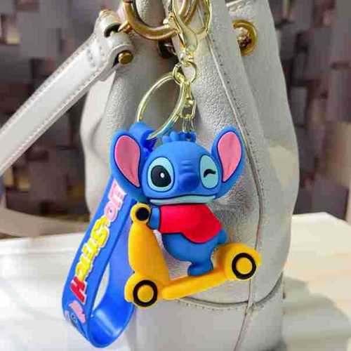 Wholesale Cute Steve the Mouse Plush Hook and Loop Bag Charm Cartoon Figure Keychain Grabber Machine Toy
