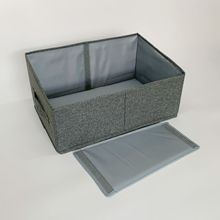 热销多功能布艺整理箱可手提衣服收纳盒可折叠棉麻储物盒