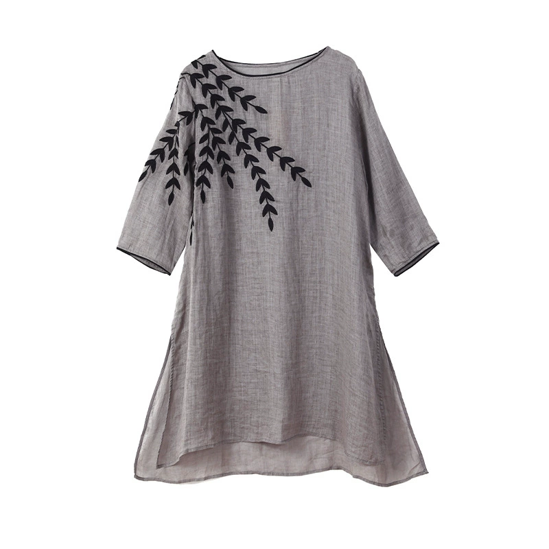 Spring summer colored retro shirt for mother, set