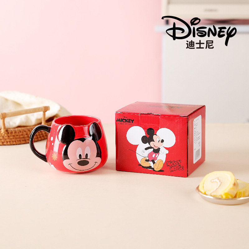 Nuevo Mary Cat Big Belly Taza Taza de café Taza de leche Taza de agua creativa Regalo de cumpleaños Caja de colores