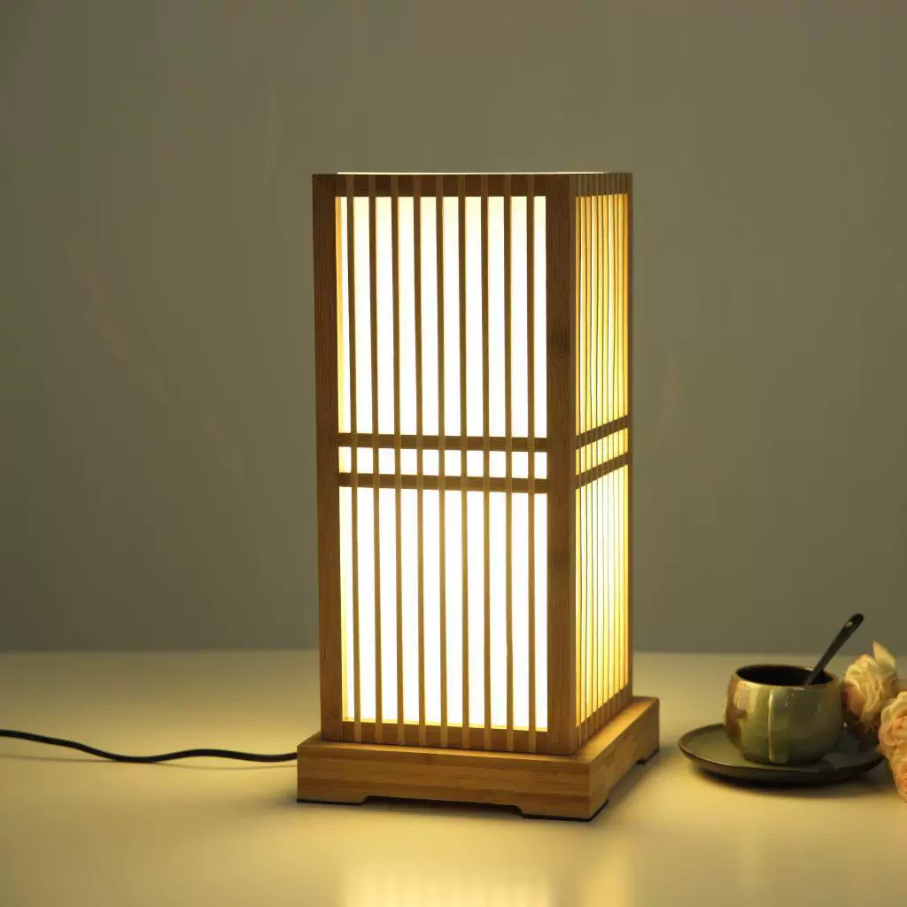 Japanese table lamp, lantern for bed, decorations, floor lamp