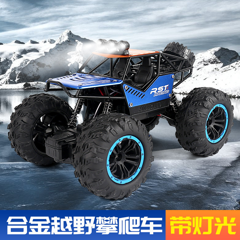C021 alloy climbing mountain Bigfoot four-wheel drive off-road remote control car model children boy toy car wholesale