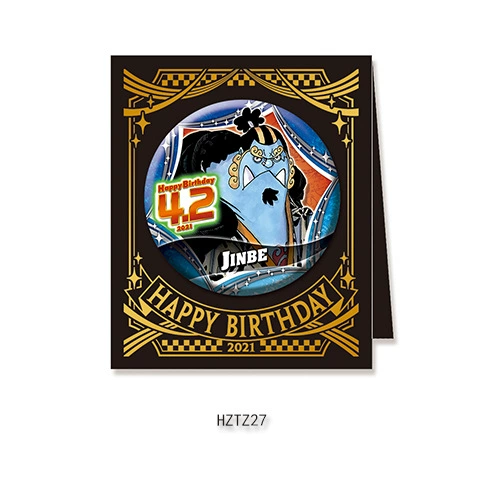 Бейдж дня рождения Comic Factory ONE PIECE Лuffy Zoro Chopper Sanji Nami стойка для бейджей на день рождения