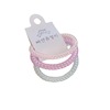 Set, telephone, fashionable hair rope, hair accessory, 3 piece set, simple and elegant design, Korean style, new collection