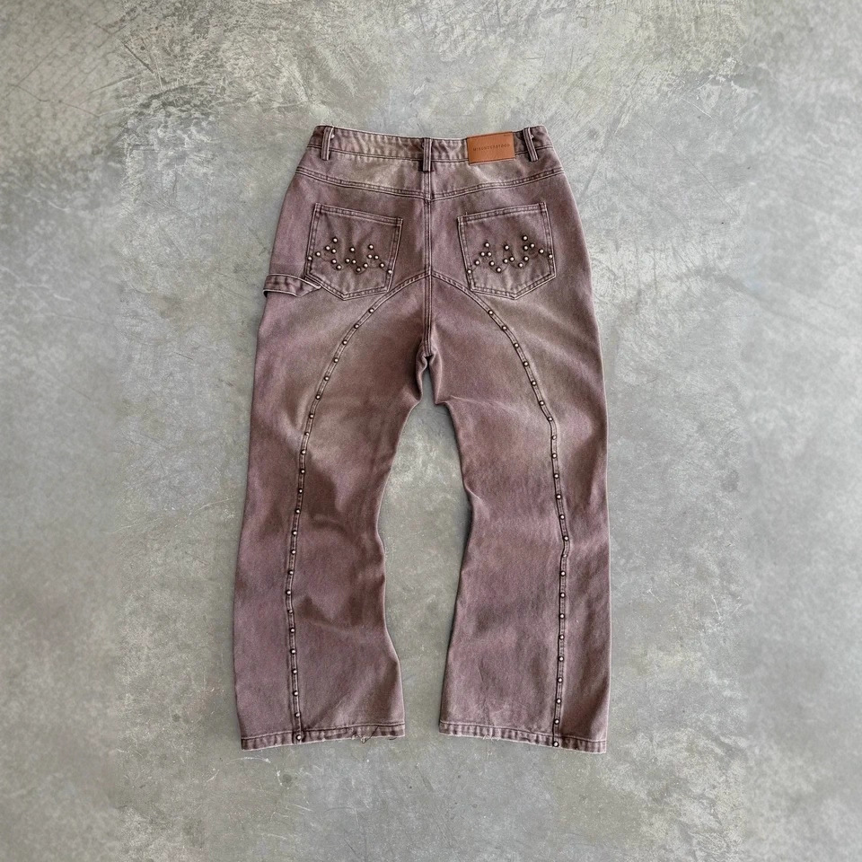 Europa y América de moda transfronteriza y2k personalidad callejera hip-hop americano jeans casual pantalon