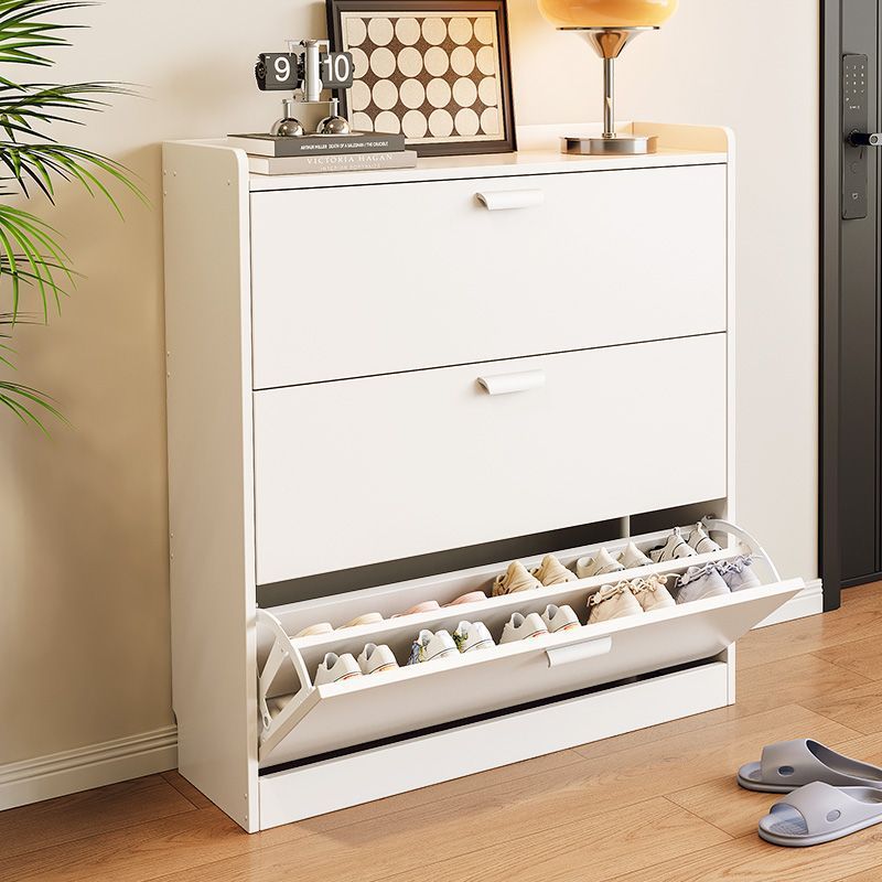 Entryway Shoe Cabinet for Home, 2025 New Model, Ultra-Narrow Integrated Wall-Mounted Economical Entryway Flip Shoe Rack with Free Shipping