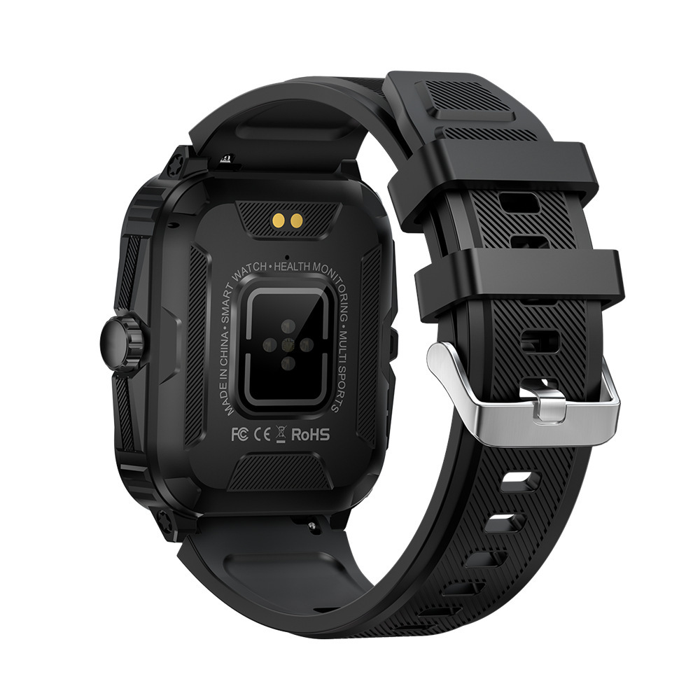 Neue robuste Outdoor-Sportuhr mit Bluetooth-Anruffunktion und 1,96-Zoll-Touchscreen_voghion.com