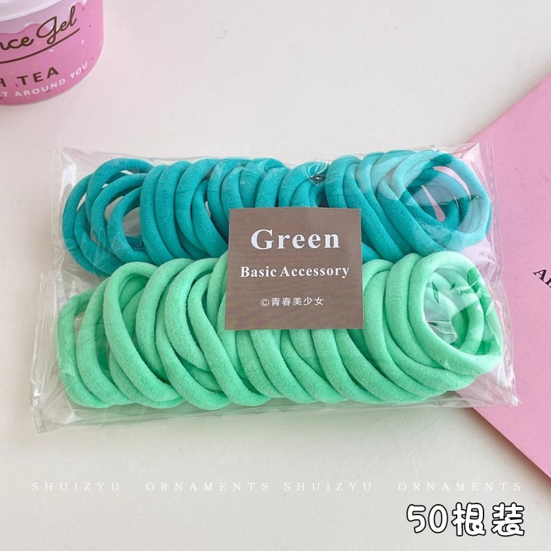 Ligas Elásticas Desechables para Cabello de TPR, Alta Elasticidad, para Niños y Mujeres