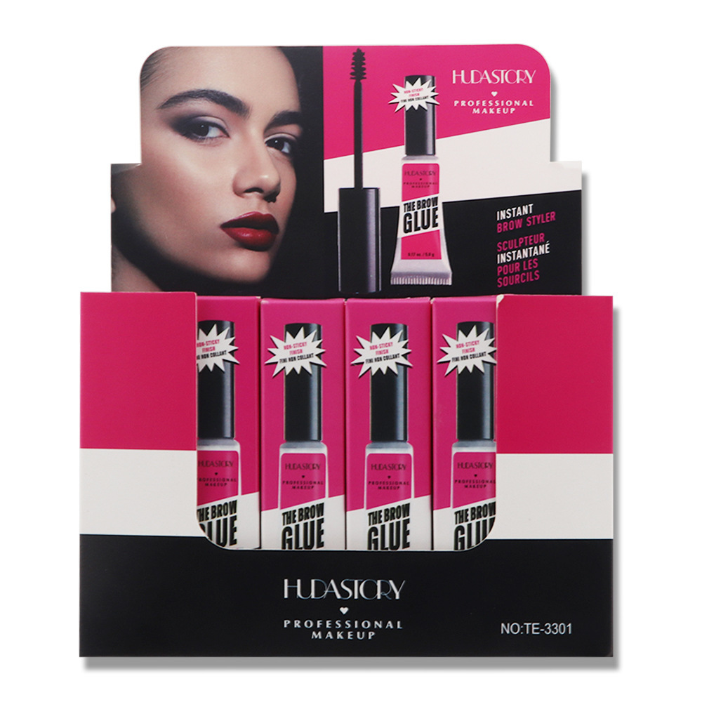 huda story Shaping Eyebrow Gel: Transparent water-resistant eyebrow shaping glue, natural, long-lasting and three-dimensional eyebrow gel undefined