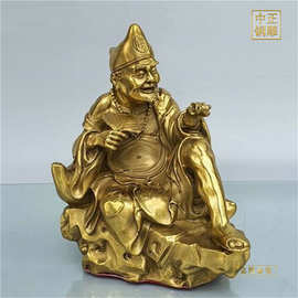 道济祖师佛像图片 金身济公佛像铸造厂家 玻璃钢济公活佛