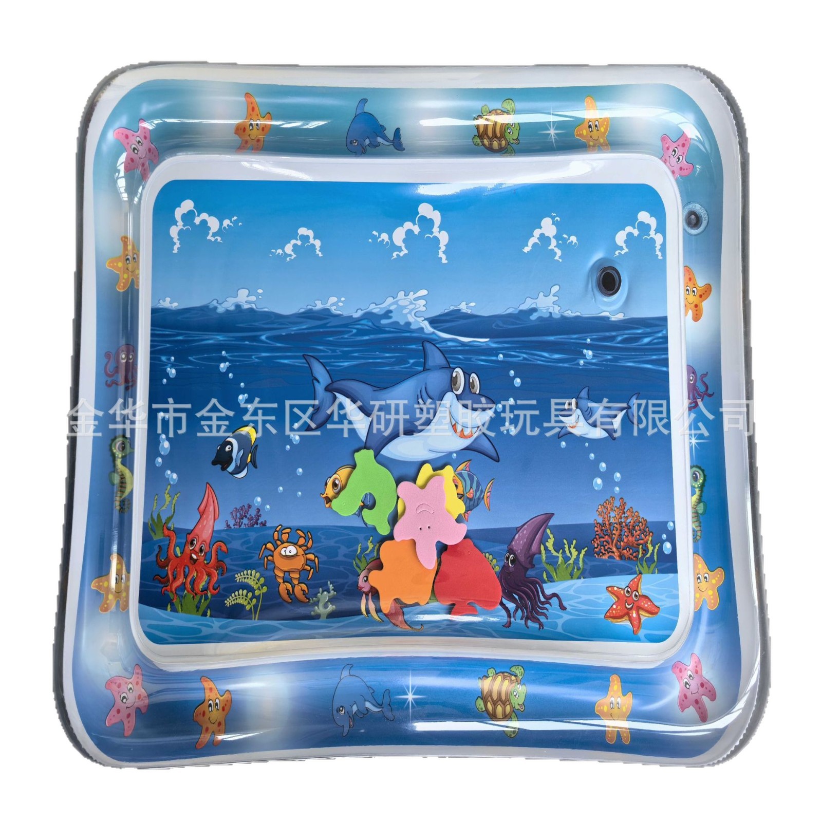 Cojín de palmaditas inflable para niños transfronterizos de Amazon Cojín de agua de palmaditas para bebés engrosado Cojín de juguete de palmaditas para bebés al por mayor
