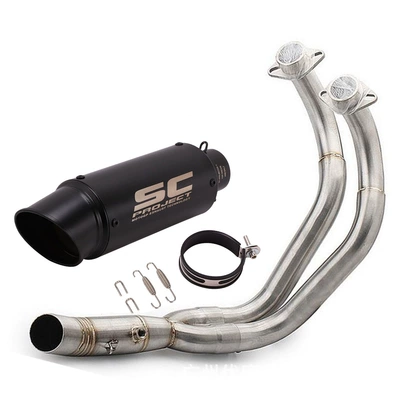 R7 Xsr700 R7 Modified Exhaust — Motorcycle exhaust pipe - complete-set-r