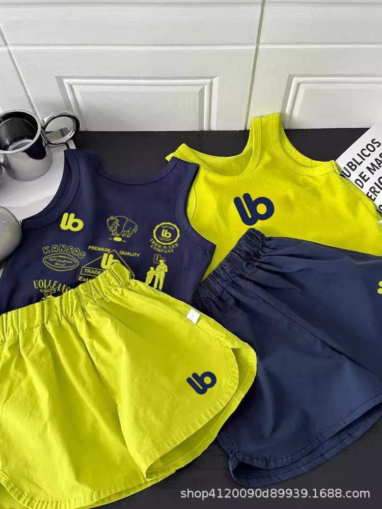 Cotton children's T-shirt sleevless for men and women for leisure