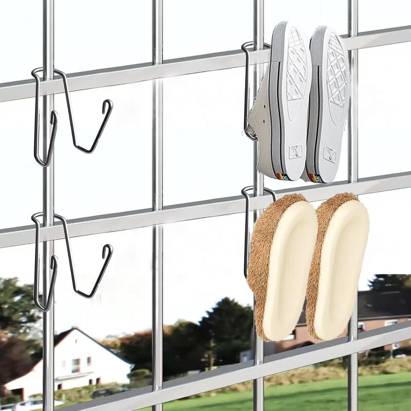 Adjustable Multifunctional Hook for Balcony Shoe Drying, Anti-Theft Window Guardrail, Outdoor Shoe Drying Rack, Window Drying