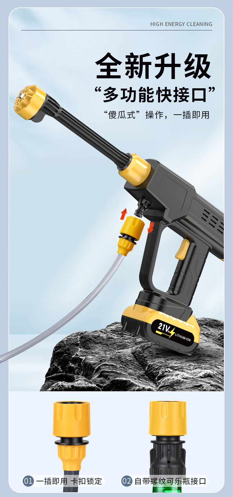 Cross-border wholesale of vehicle-mounted water guns, garden cleaning and spraying machines, and agricultural spraying machines