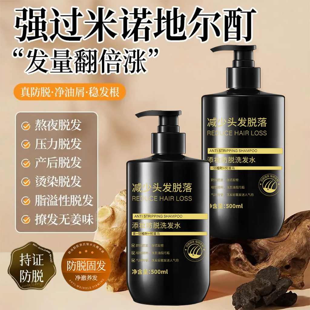 Champú Anticaída y Anticaspa con Ginseng Limpieza Profunda Protección del Color image 4