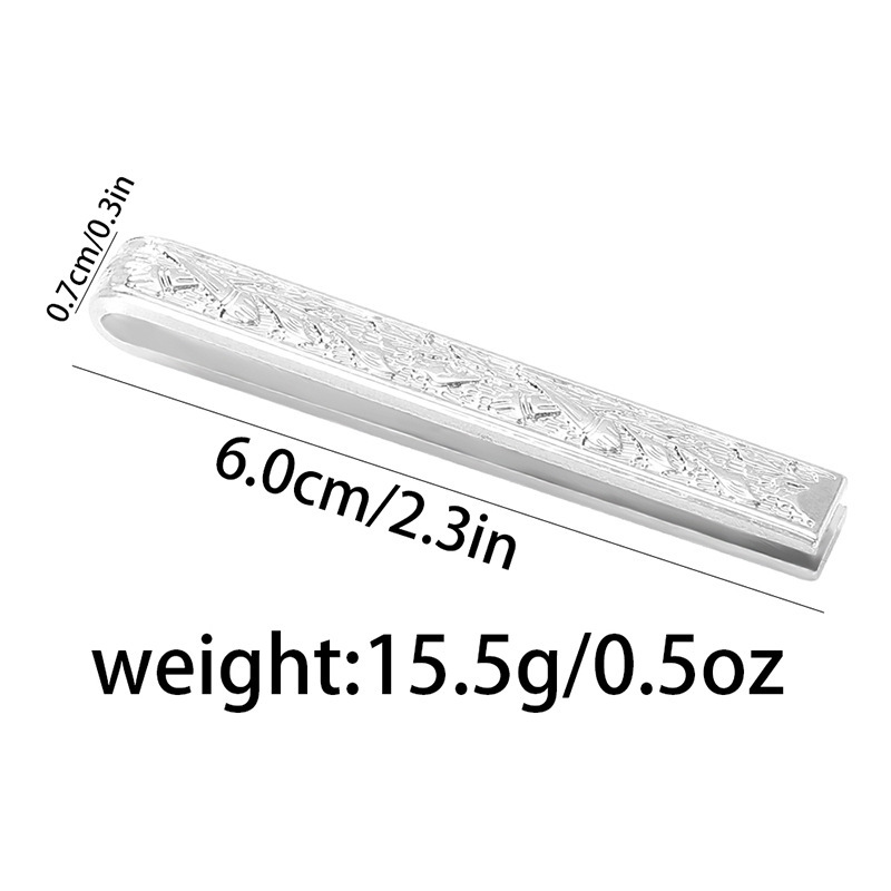 fashion new products gold and silver texture copper tie clip creative all match suit tie buckle spot_voghion.com