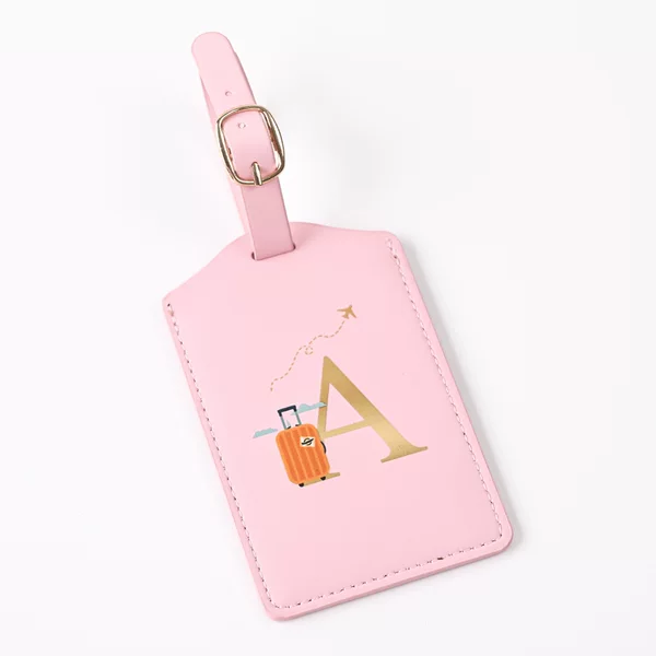 Suitcase luggage tag English letter tag shipping tag travel luggage identification tag decorative pendant tag