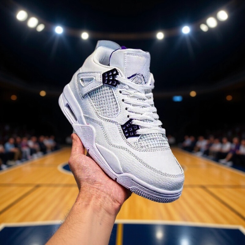 Outdoor Shoes Putian Shoes Pure Original Basketball Shoes Dark Green Joe Purple Denim Non-Slip Wear-Resistant Men's and Women's Casual Running Shoes