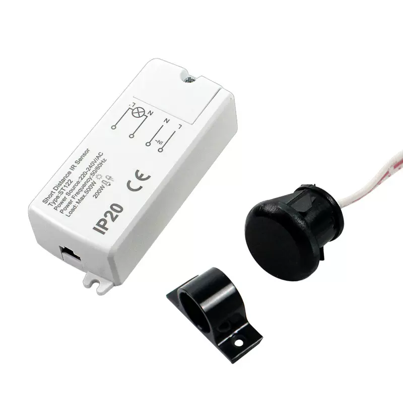 AC110 220V高压衣柜橱柜红外门控感应开关嵌入式挥手手扫开关