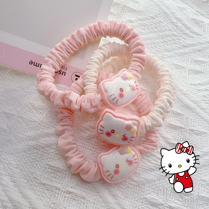 可爱卡通猫咪小肠发圈甜美ins少女学生发绳情侣闺蜜百搭头绳发饰