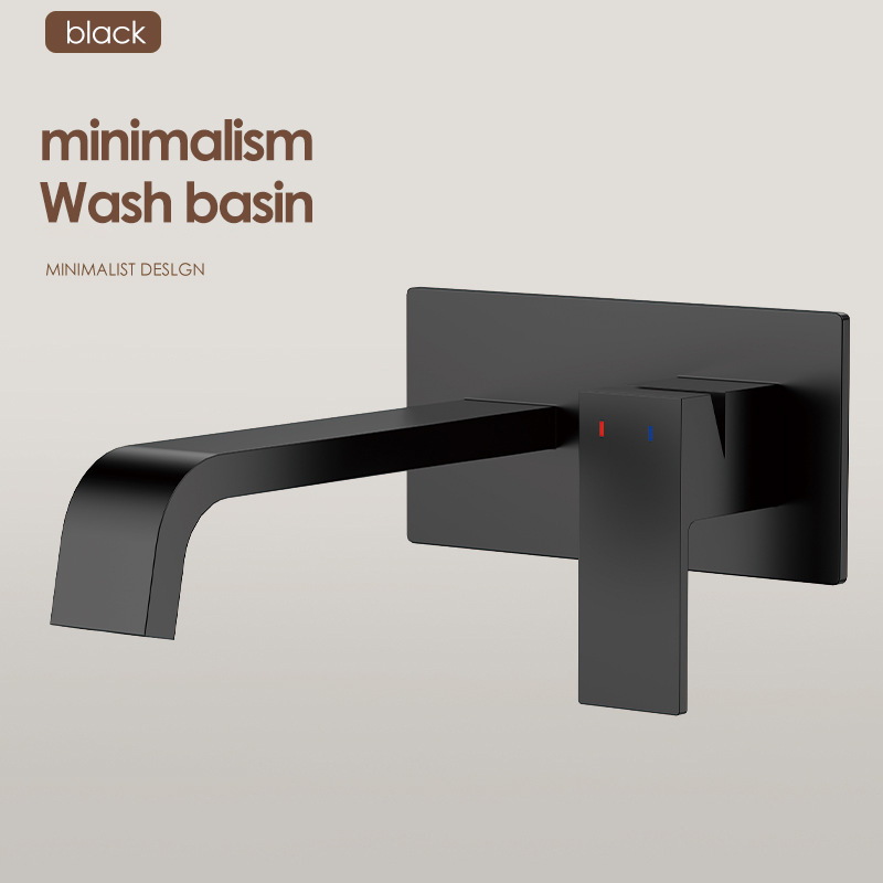 Uno por uno, los grifos en la pared están ocultos con lavabos faciales incrustados, lavabos, lavabos de pared enterrados, lavabos fríos y calientes