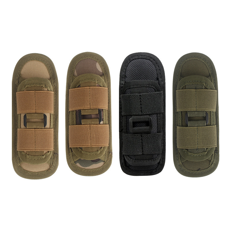 Manba linterna manga táctica al aire libre nylon manga del tubo eléctrico ajustable cintura giratoria colgando fuerte luz Oxford tubo eléctrico manga