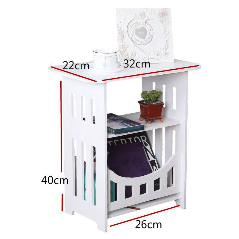 Moderno y simple mesa de cabecera nórdica, armario de dormitorio, pequeño armario junto a la cama, simple sala de estar, mesa cuadrada creativa