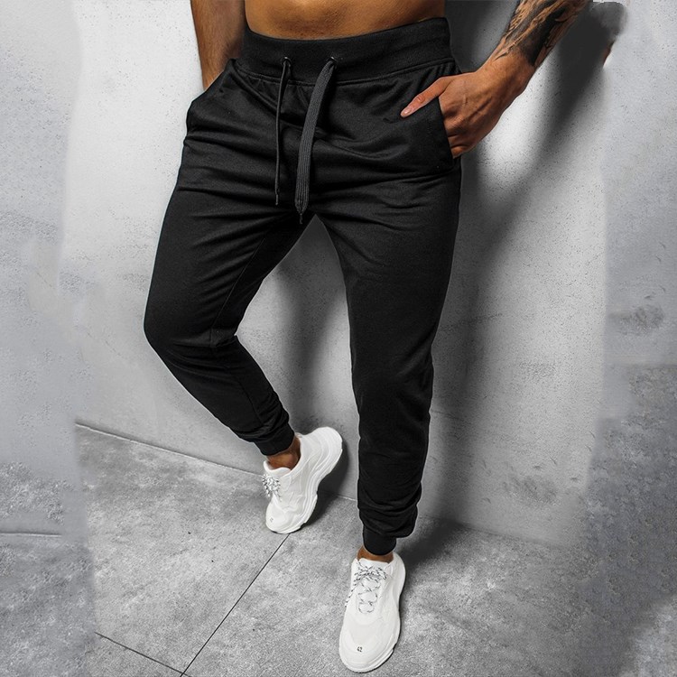 Cross-Border Pantalones deportivos cálidos para hombres Pantalones deportivos de moda casual forrados de lana para hombres Otoño e invierno pantalones cálidos Ventas de fábrica para hombres