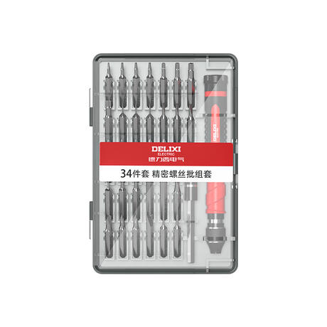 Delixi Electric Screwdriver Set Multifunctional Mobile Phone Repair and Disassembly Tool Set with Special-Shaped Magnetic Bits