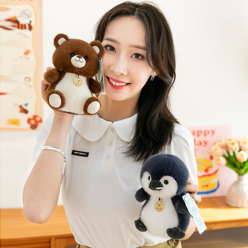 本物の動物シリーズテーブルメイト人形ソフトかわいい癒しぬいぐるみかわいい子供のなだめる人形ギフト女性のための|undefined