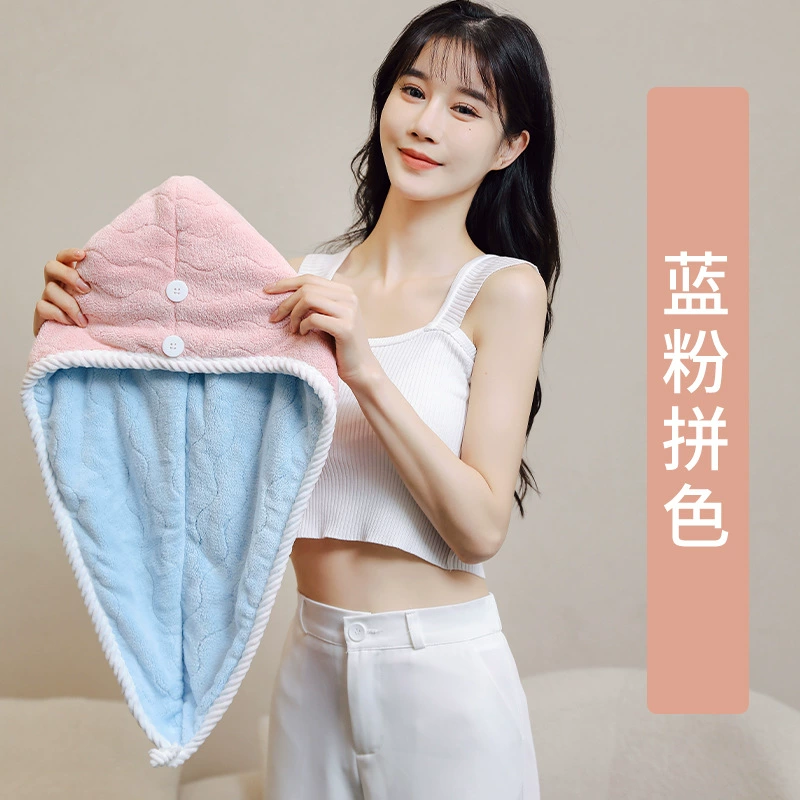 Quick dry hair towel, shower cap, scarf, water absorbent, increased thickness