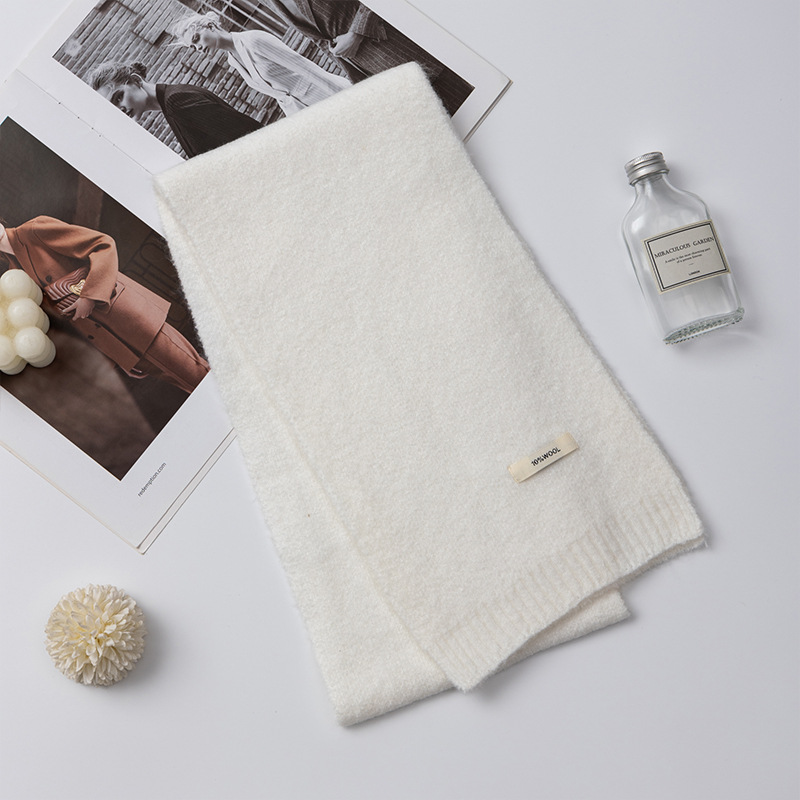 Tejido bufandas de lana mujeres otoño invierno de alto nivel sensación de red inns caliente versátil estudiantes coreanos simple buñuelo al por mayor