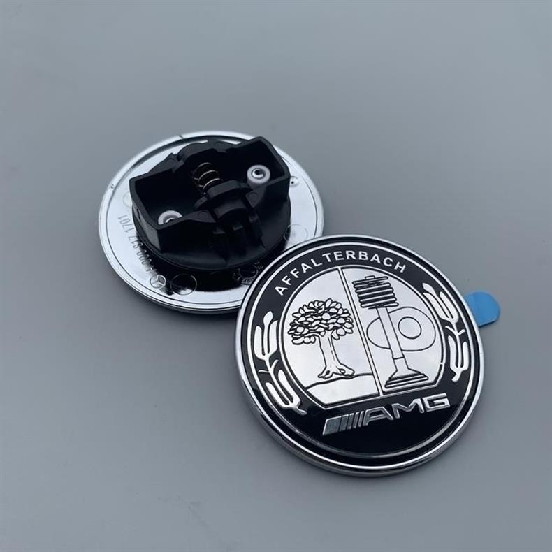 Mercedes-Benz Car Logo, Hood Emblem, A/B Class, Cla Class, Gle Class, S Class, C Class, Vito V260 Modified Black Front Flat Emblem